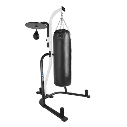 Heavy Bag Stand with Speed Bag Platform, Black