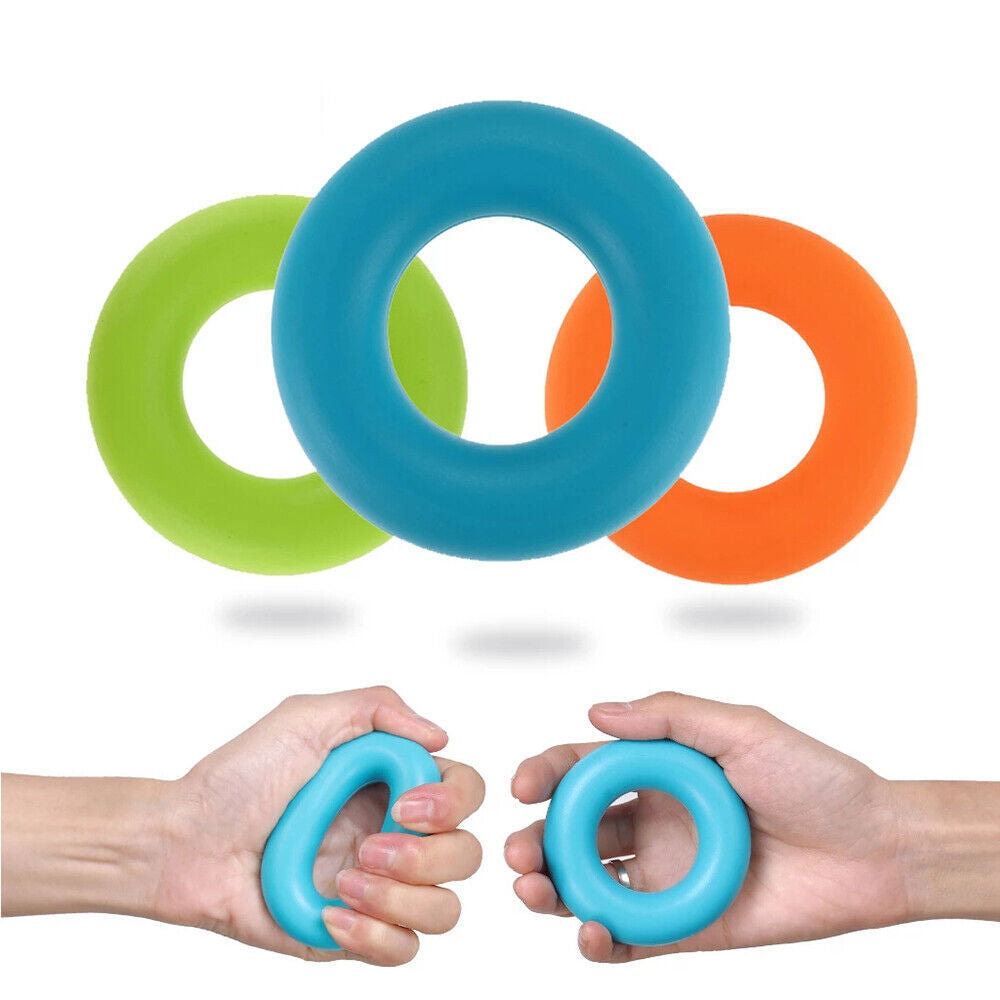 Finger Exerciser Hand Strengthener Wrist Forearm Grip Trainer Resistance Band US