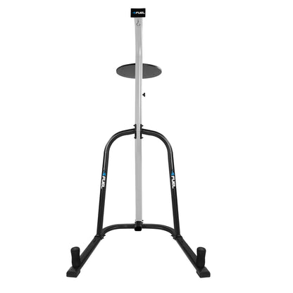 Heavy Bag Stand with Speed Bag Platform, Black